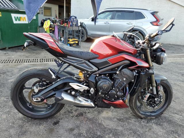  Salvage Triumph Motorcycle Street