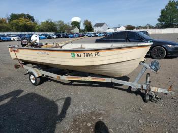  Salvage Mirro Craft Boat W Tra