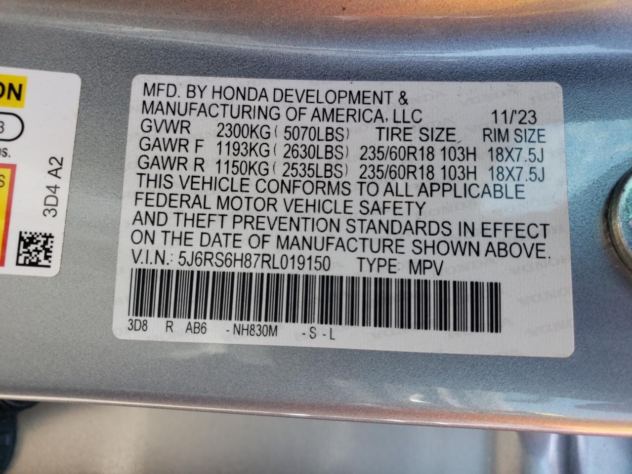 Honda Crv Sport-l Image 7