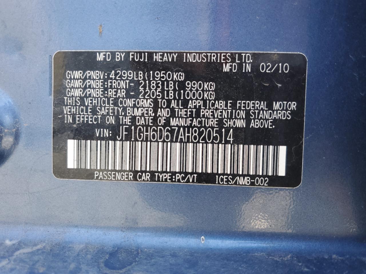 Subaru Impreza Outback Sport Image 9