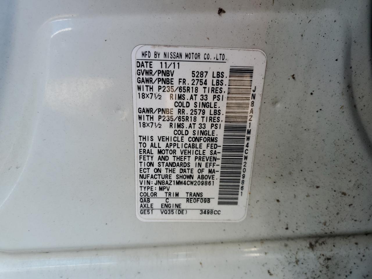 Nissan Murano S Image 3