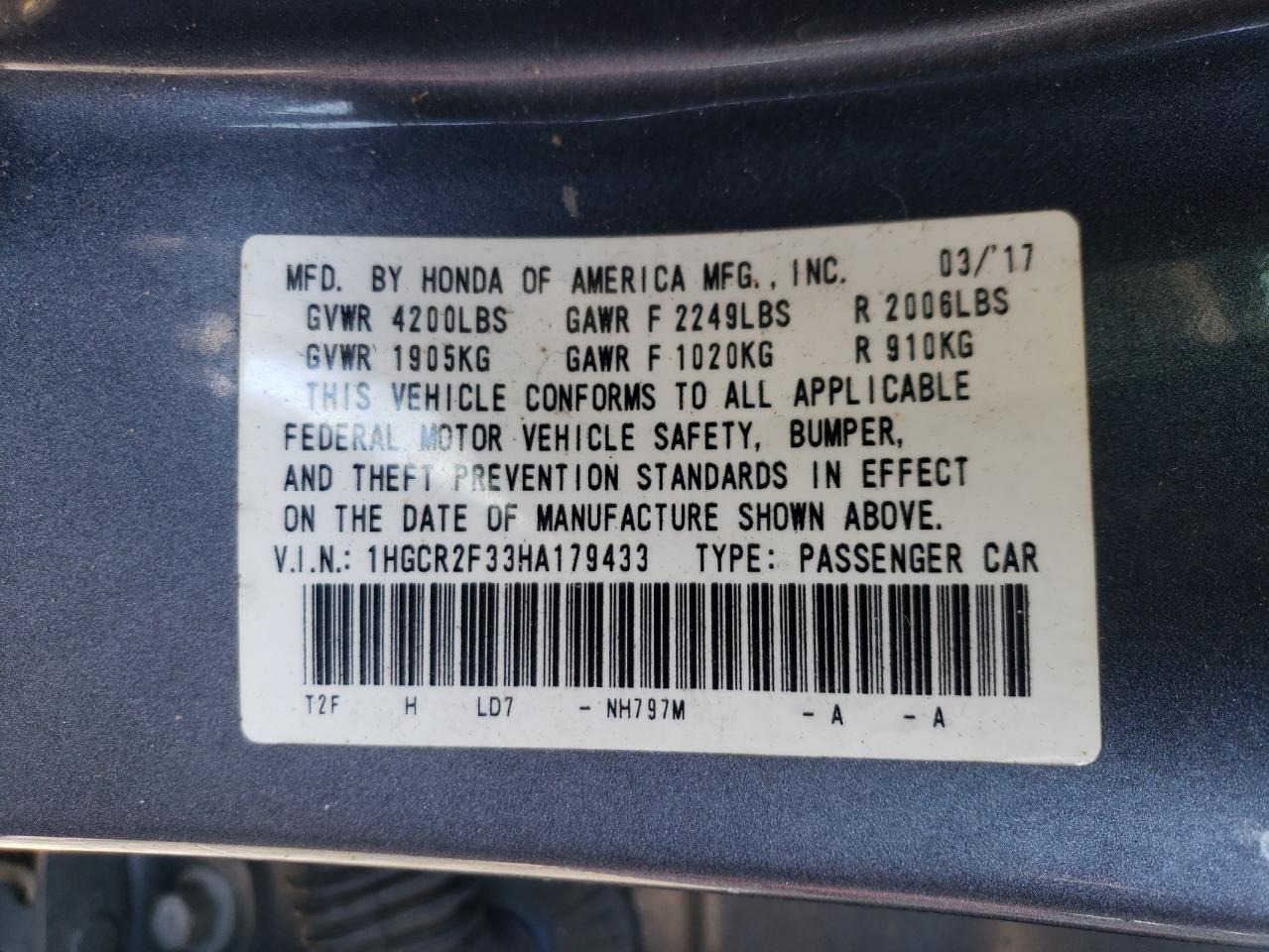 Honda Accord Lx Image 12