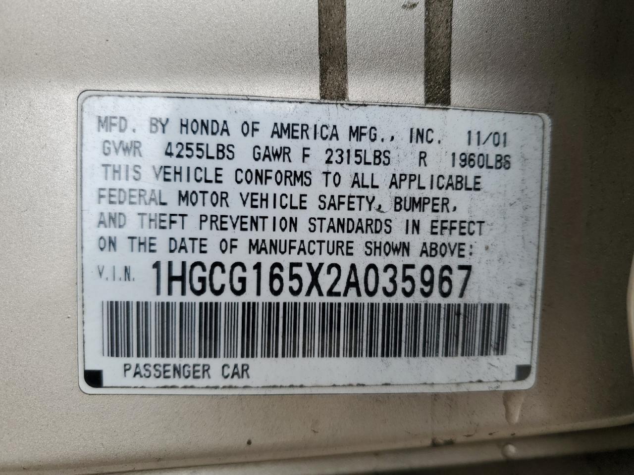 Honda Accord Ex Image 12