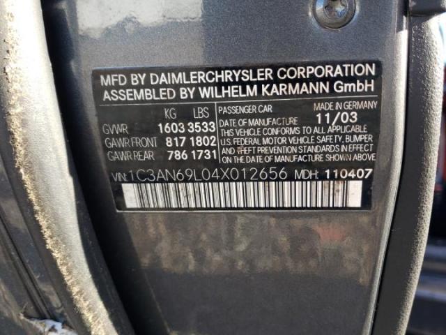 Chrysler Crossfire Limited Image 5