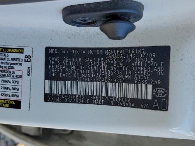 Toyota Corolla Base Image 9