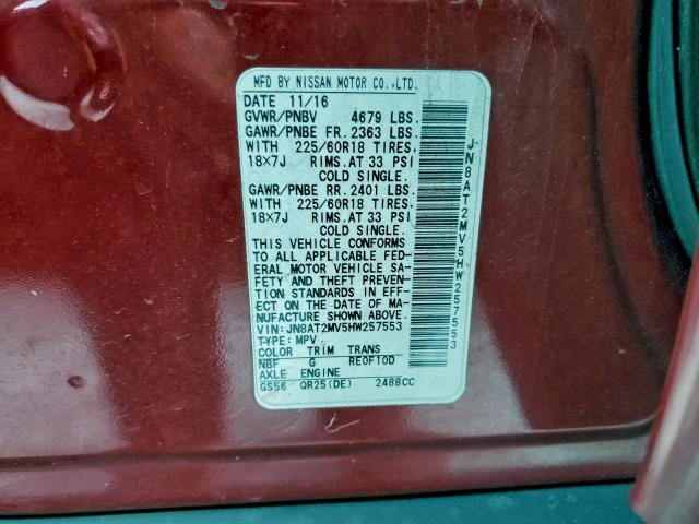 Nissan Rogue S Image 5