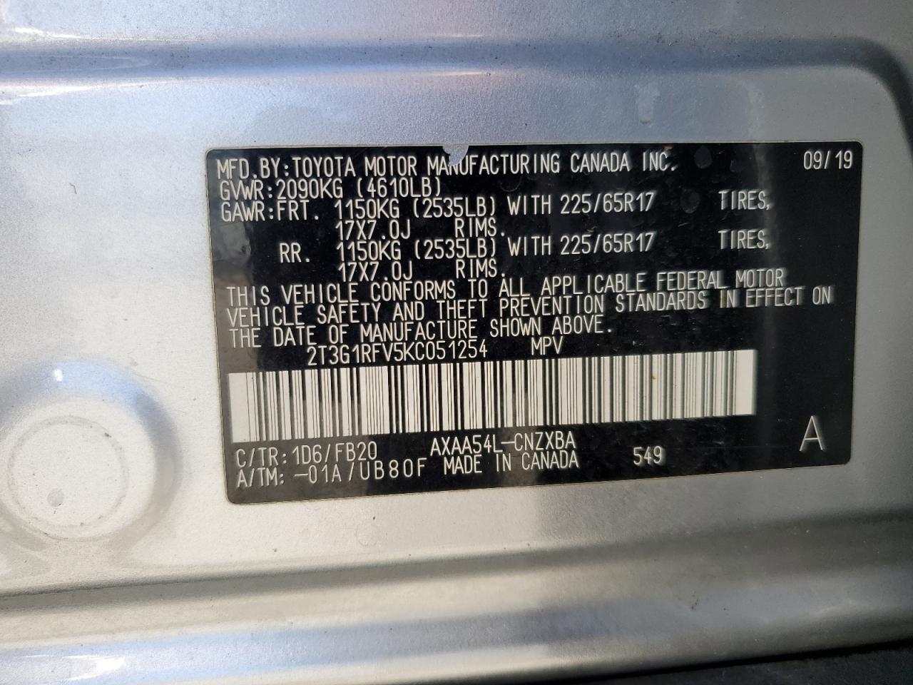 Toyota RAV4 Le Image 11