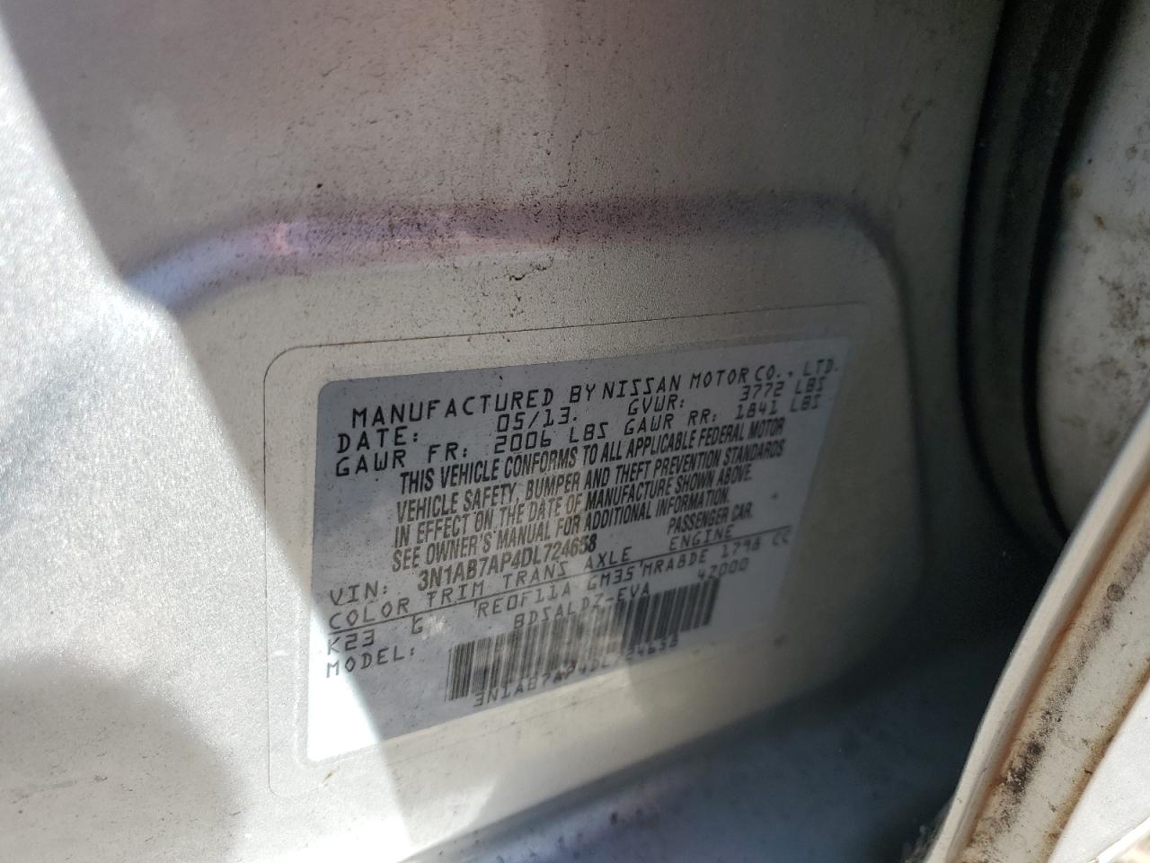 Nissan Sentra S Image 8