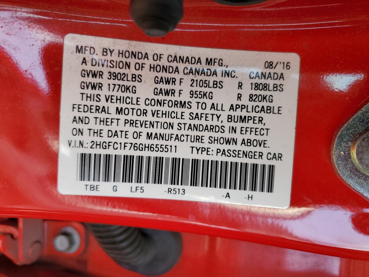 Honda Civic Exl Image 5