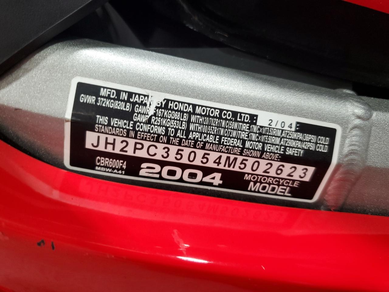 Honda Cbr Cycle F4 Image 8