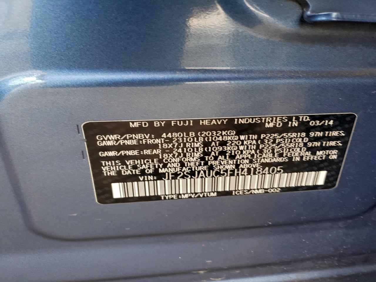 Subaru Forester 2.5i Touring Image 9